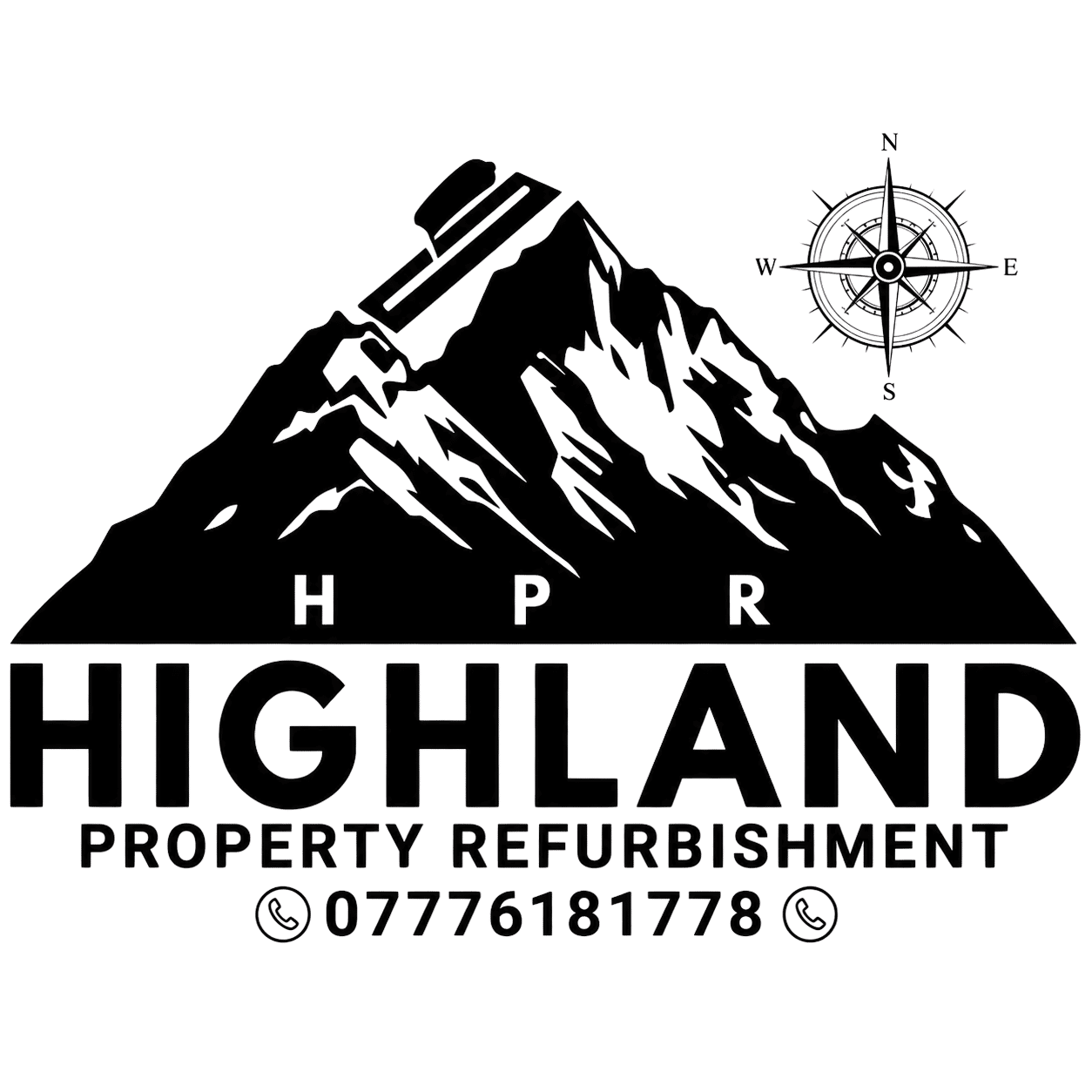 hpr highland property refurbishment logo upscaled transparent